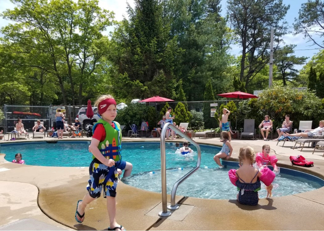 fun at the upper pool